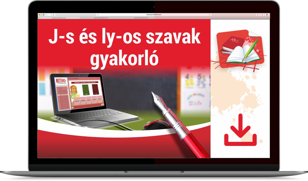 J-s és ly-os szavak gyakorló